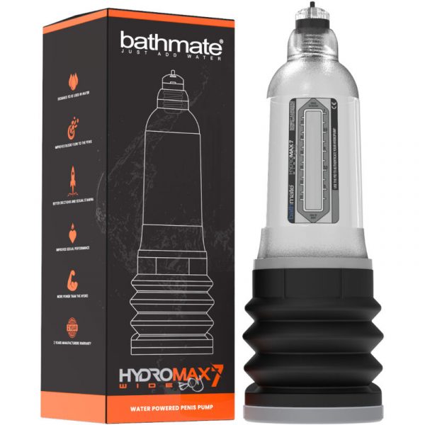 BATHMATE - HYDROMAX 7 WIDE BOY X30 TRANSPARENTE - Imagen 3