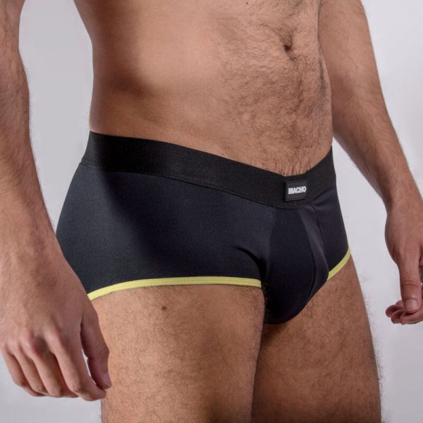 MACHO - MS24A CALZONCILLO BRIEF DARK AMARILLO S - Imagen 4