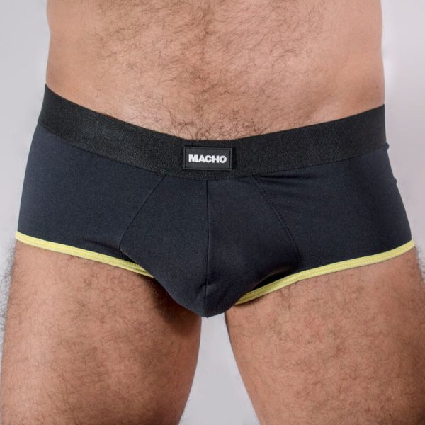 MACHO - MS24A CALZONCILLO BRIEF DARK AMARILLO XL - Imagen 2