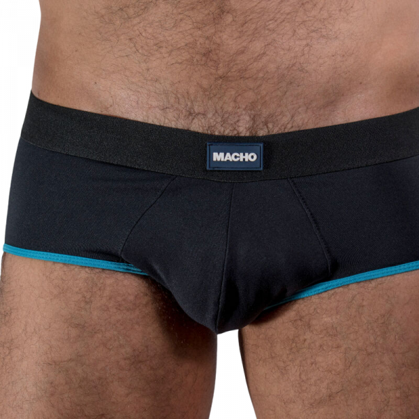 MACHO - MS24B CALZONCILLO BRIEF DARK AZUL L - Imagen 2