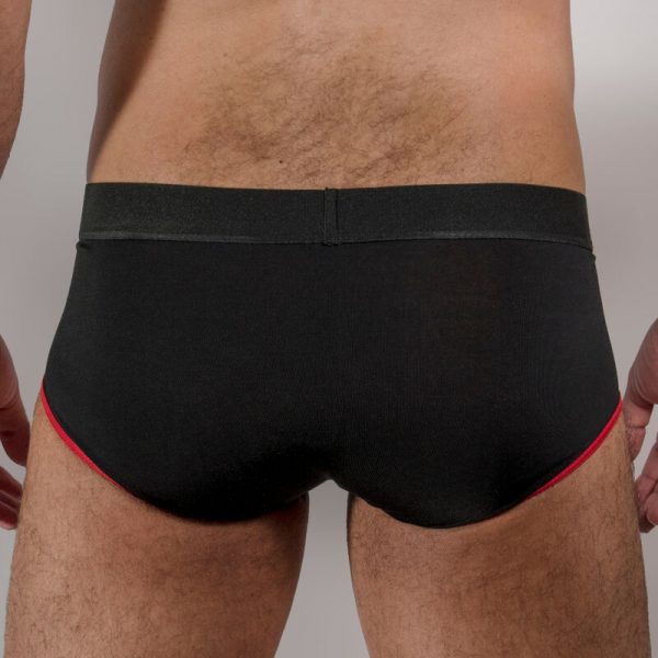 MACHO - MS24R CALZONCILLO BRIEF DARK ROJO L - Imagen 4