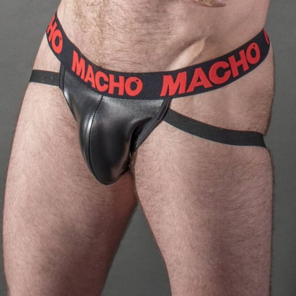MACHO - MX25RC JOCK CUERO ROJO L - Imagen 3