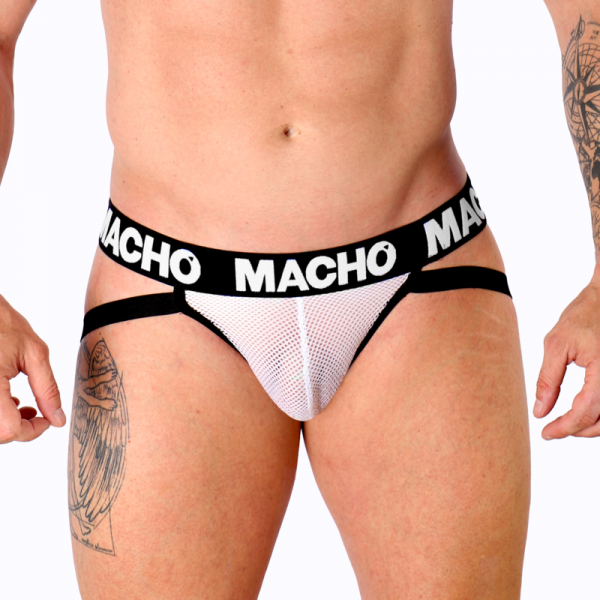 MACHO - MX26X1 JOCK REJILLA BLANCO M - Imagen 2