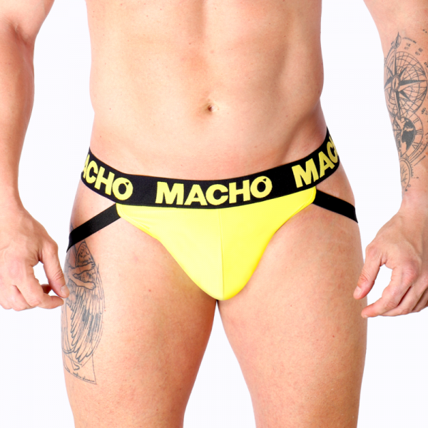 MACHO - MX25A JOCK AMARILLO LYCRA L - Imagen 2