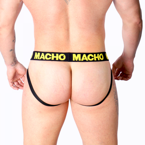 MACHO - MX25A JOCK AMARILLO LYCRA XL - Imagen 5