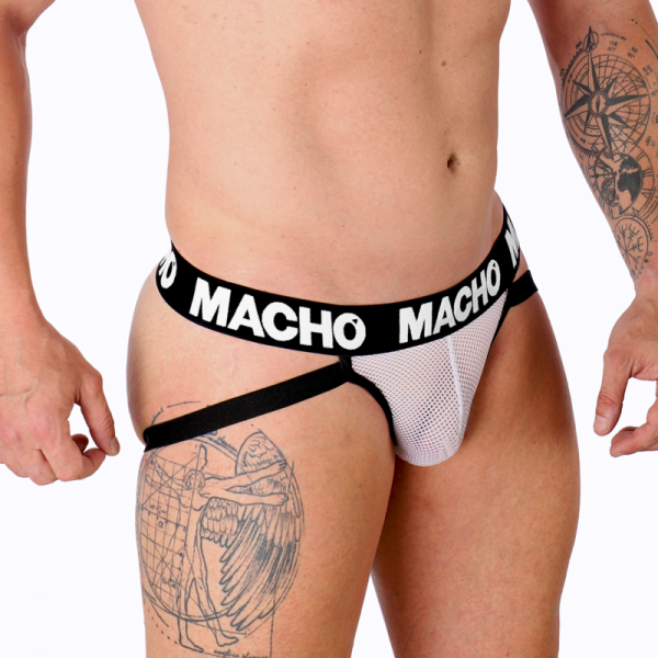 MACHO - MX26X1 JOCK REJILLA BLANCO L - Imagen 3