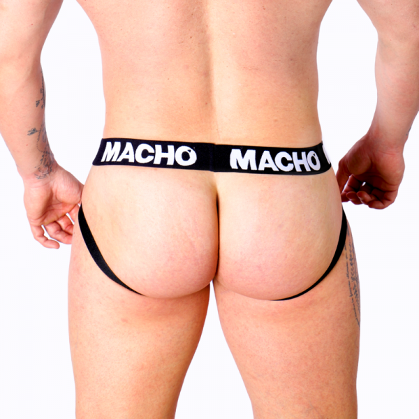 MACHO - MX27GR JOCK CUERO GRIS BEIGE XL - Imagen 5